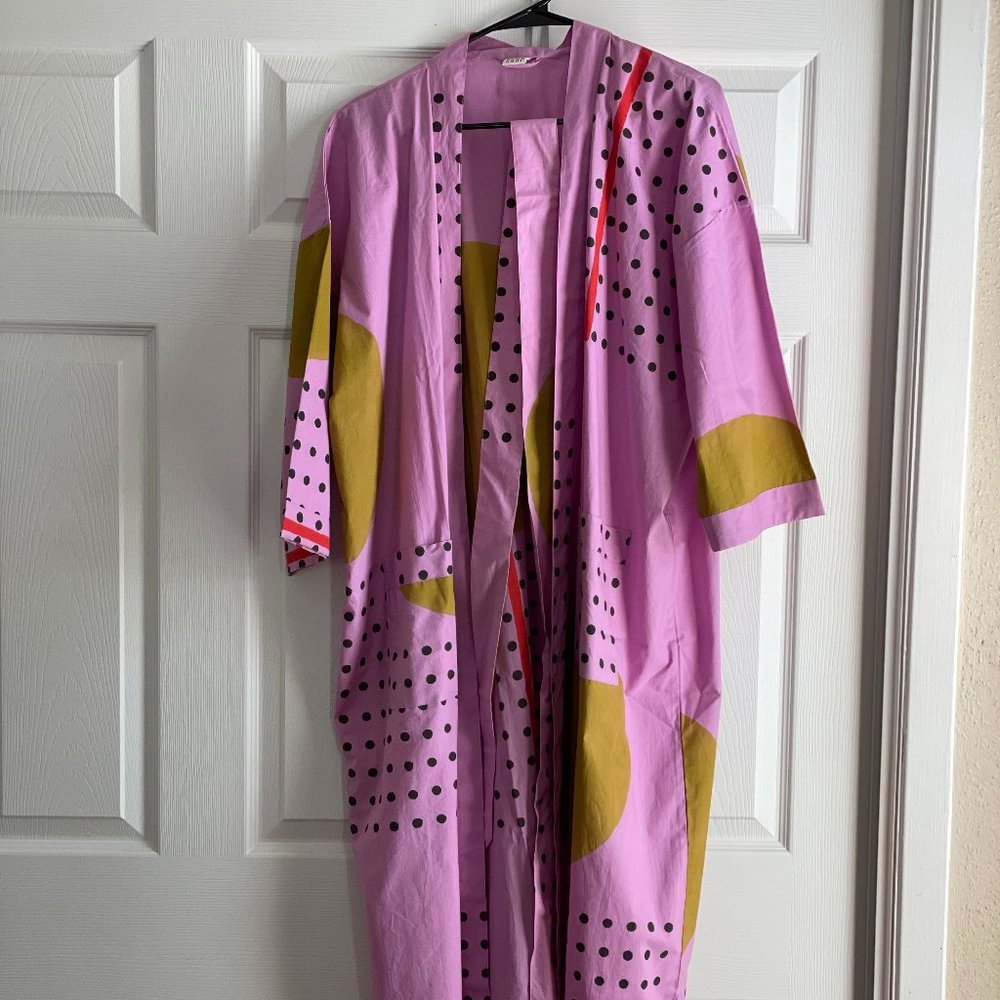Block Shop Bird of Paradise Robe | Lilac